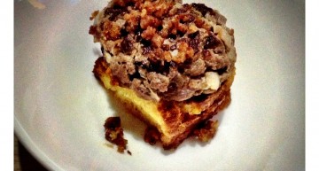Tàrtar d’ànec amb torrija d’espècies Tàrtar d’ànec amb torrija d’espècies