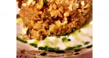 Risotto de carxofes del Prat Risotto de carxofes del Prat