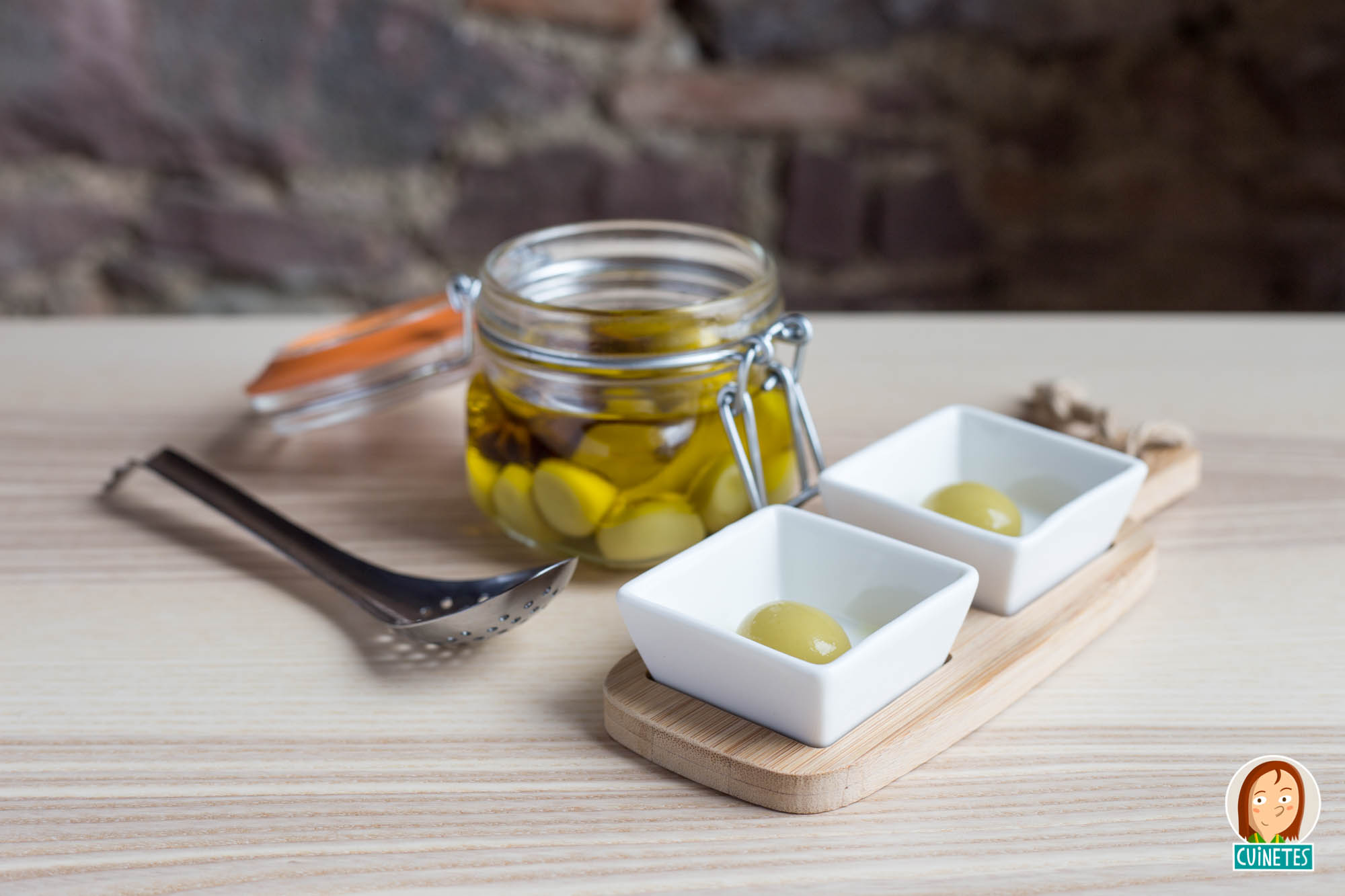 Esferificant les olives del Tickets amb Caviaroli