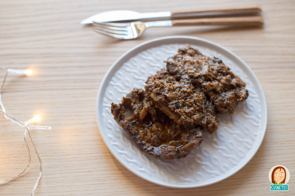 Fricandó de vedella amb bolets