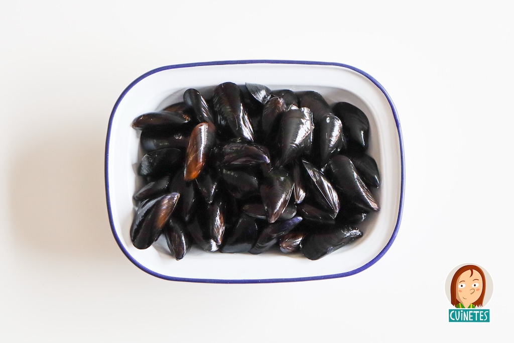 Musclos amb salsa gorgonzola
